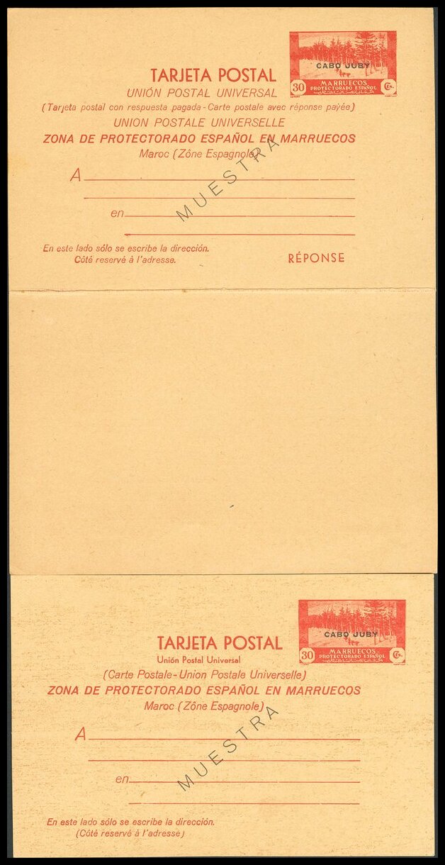 4500 | Cabo Juby. Entero Postal