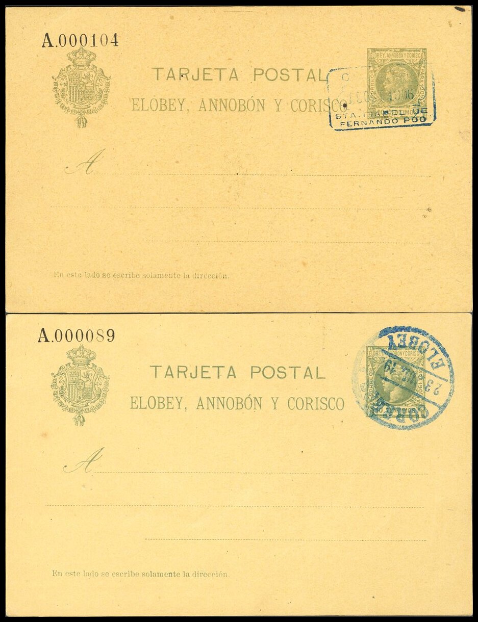 4520 | Elobey, Annobón y Corisco. Entero Postal