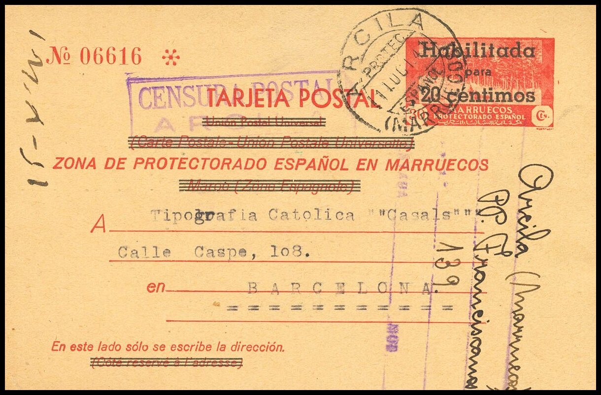 4745 | Marruecos. Entero Postal