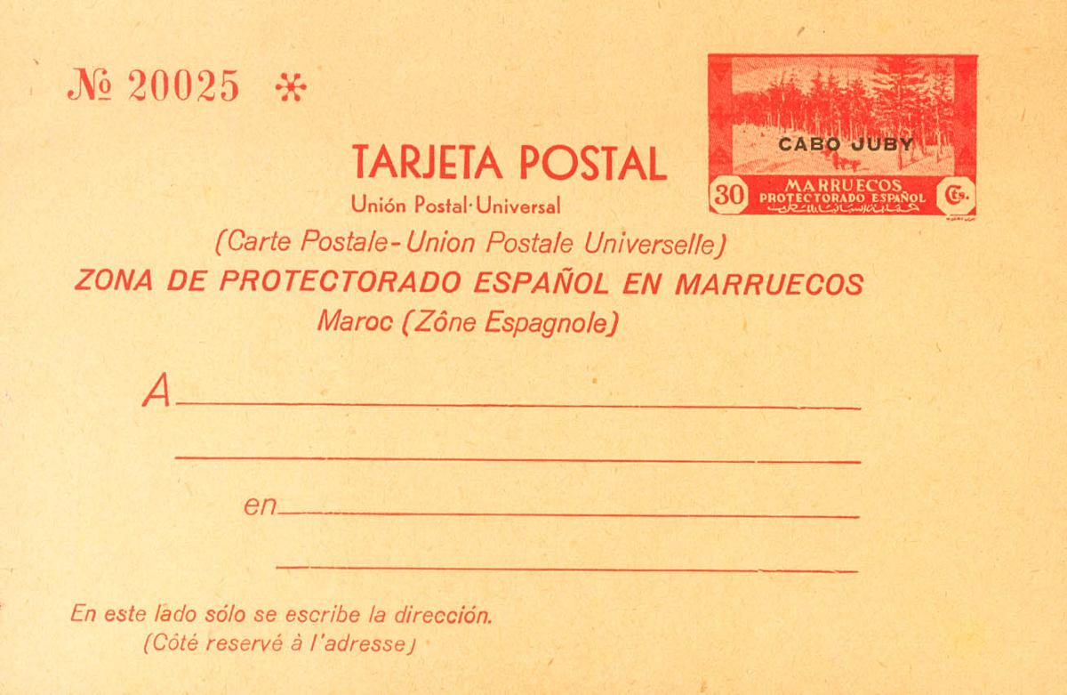 1044 | Cabo Juby. Entero Postal