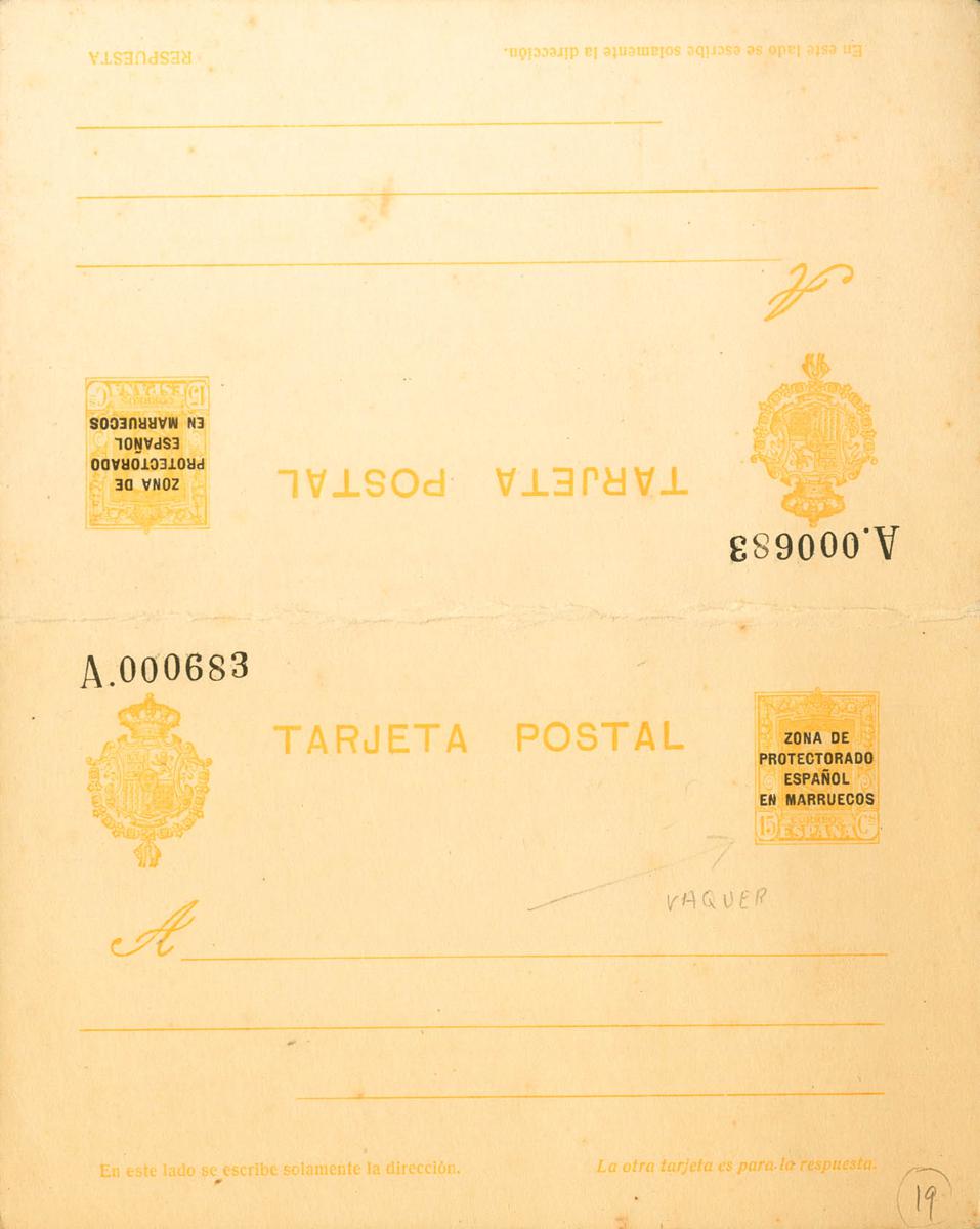 1188 | Spanish Marocco. Postal Stationery