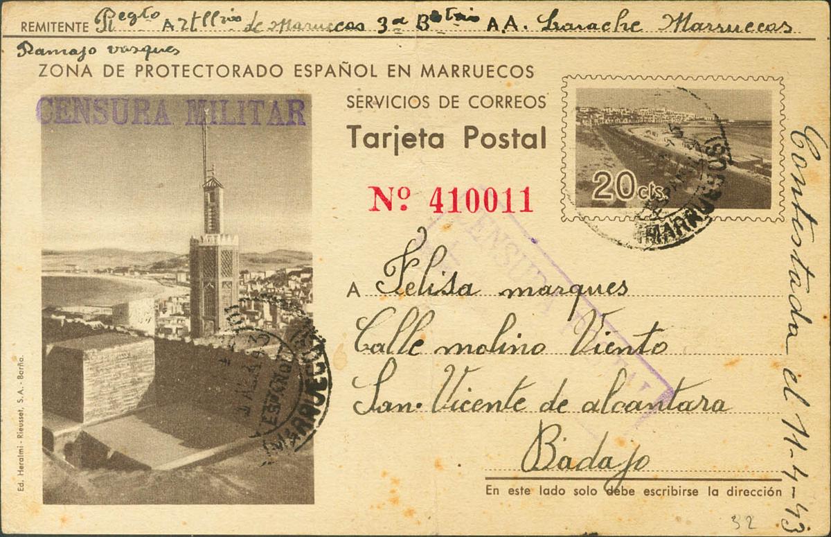 1201 | Marruecos. Entero Postal