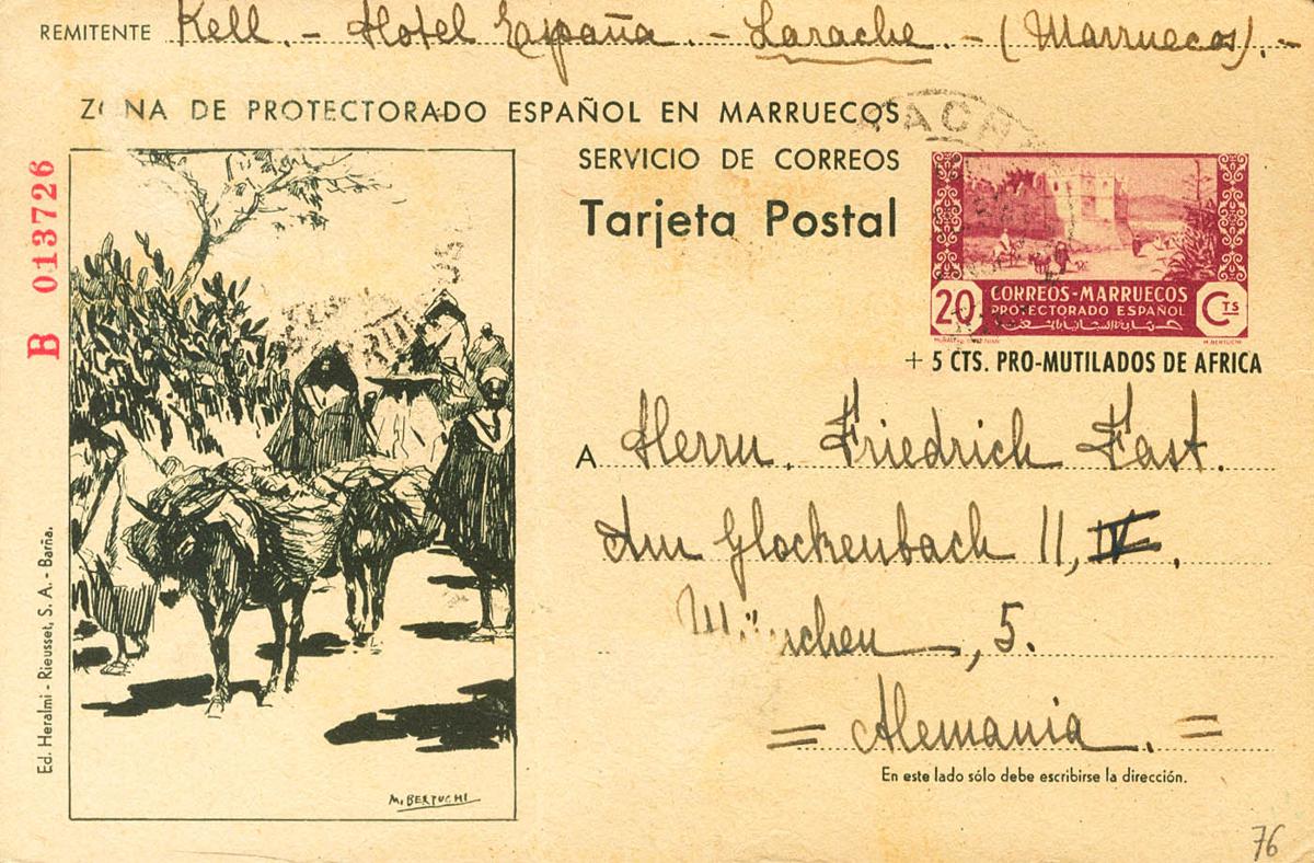 1217 | Marruecos. Entero Postal