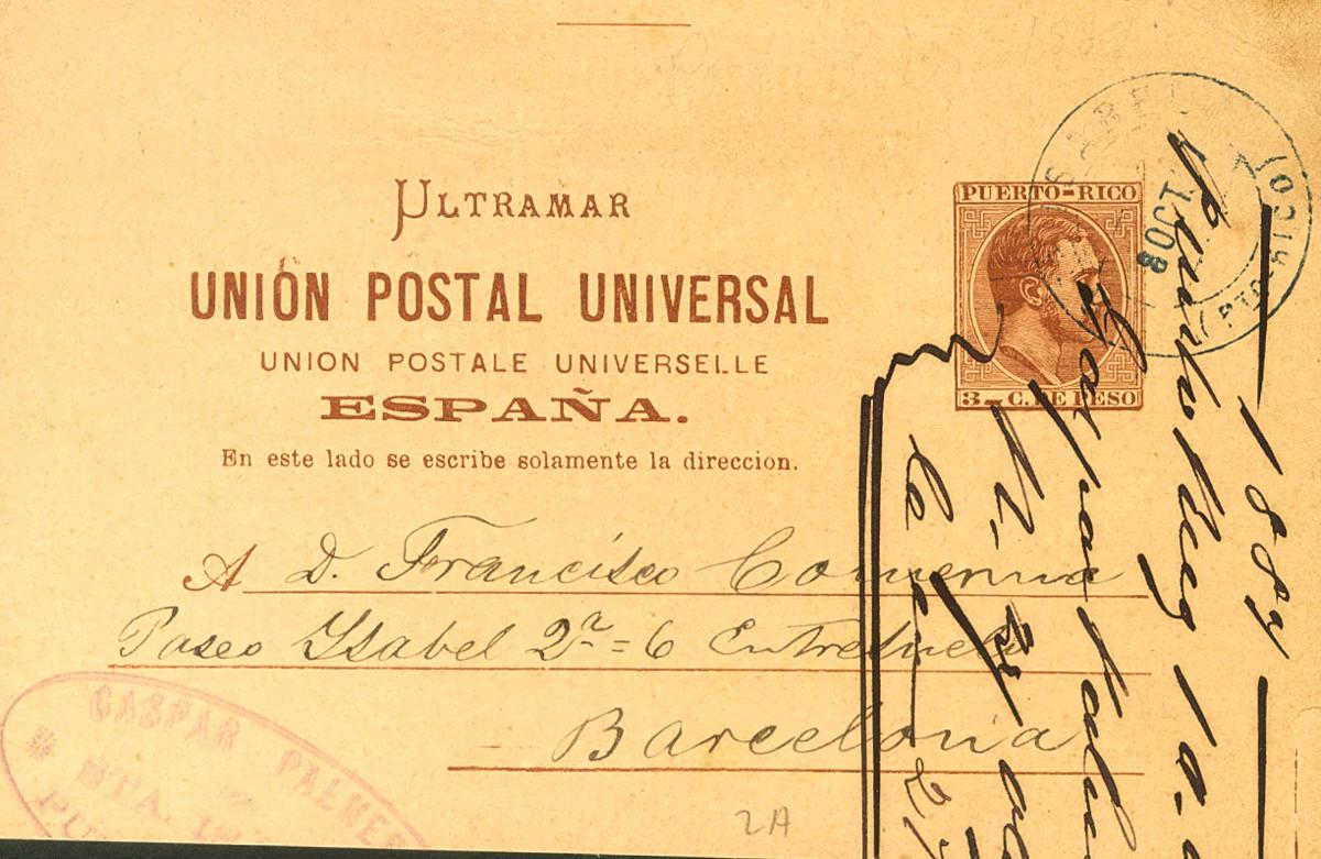 1255 | Puerto Rico. Postal Stationery