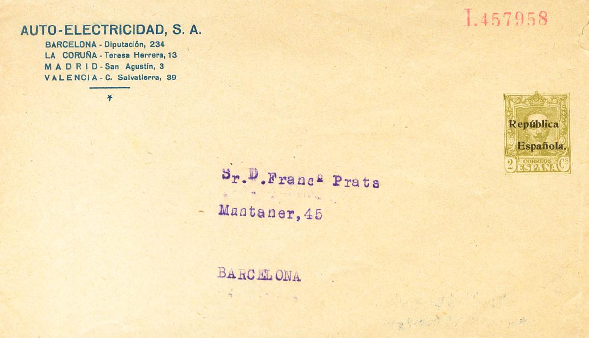 859 | Postal Stationery. Private Postal Stationery