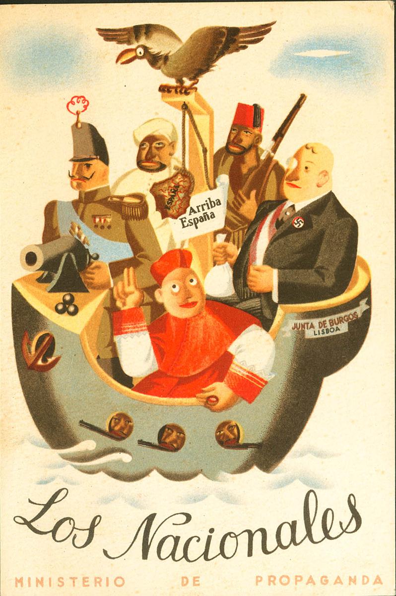 870 | Civil War. Republican Postcard
