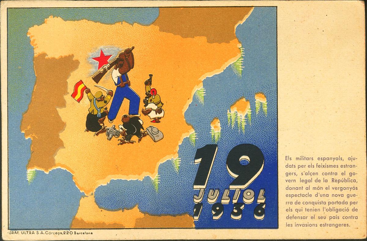 871 | Civil War. Republican Postcard