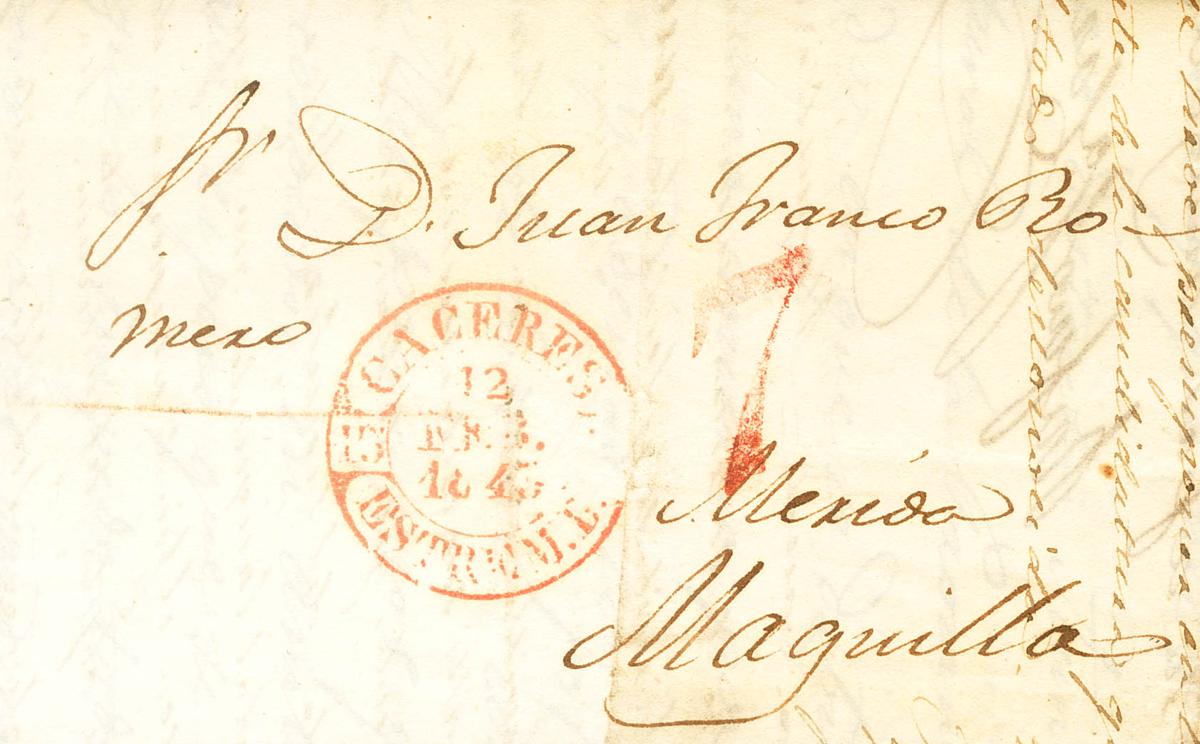 87 | Pre-philately. Extremadura