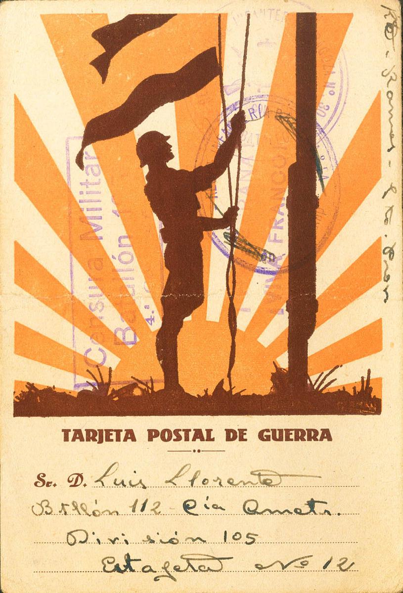 883 | Civil War. Nationalist Postcard