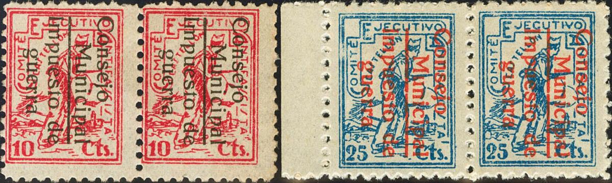 914 | Civil War. Local Stamps