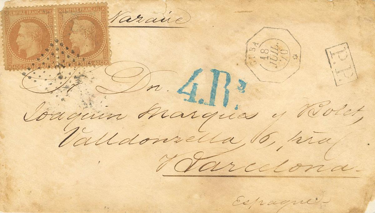 150 | Cuba. French Post Office