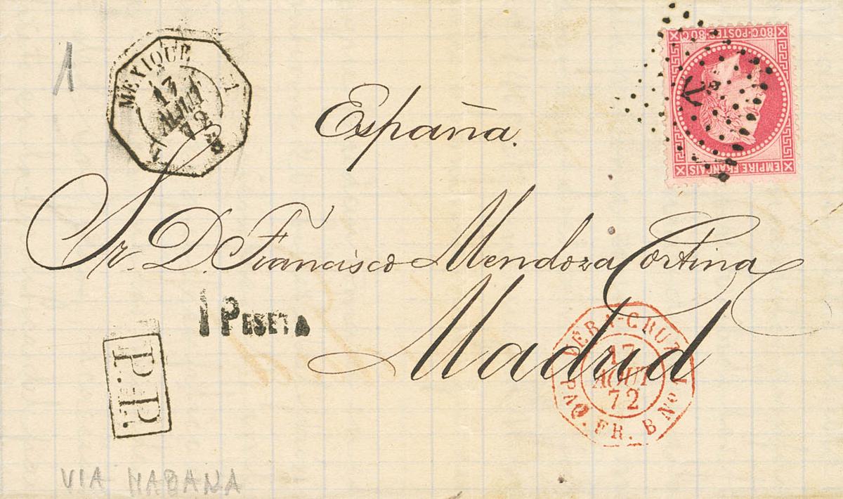 162 | Mexico. French Post Office