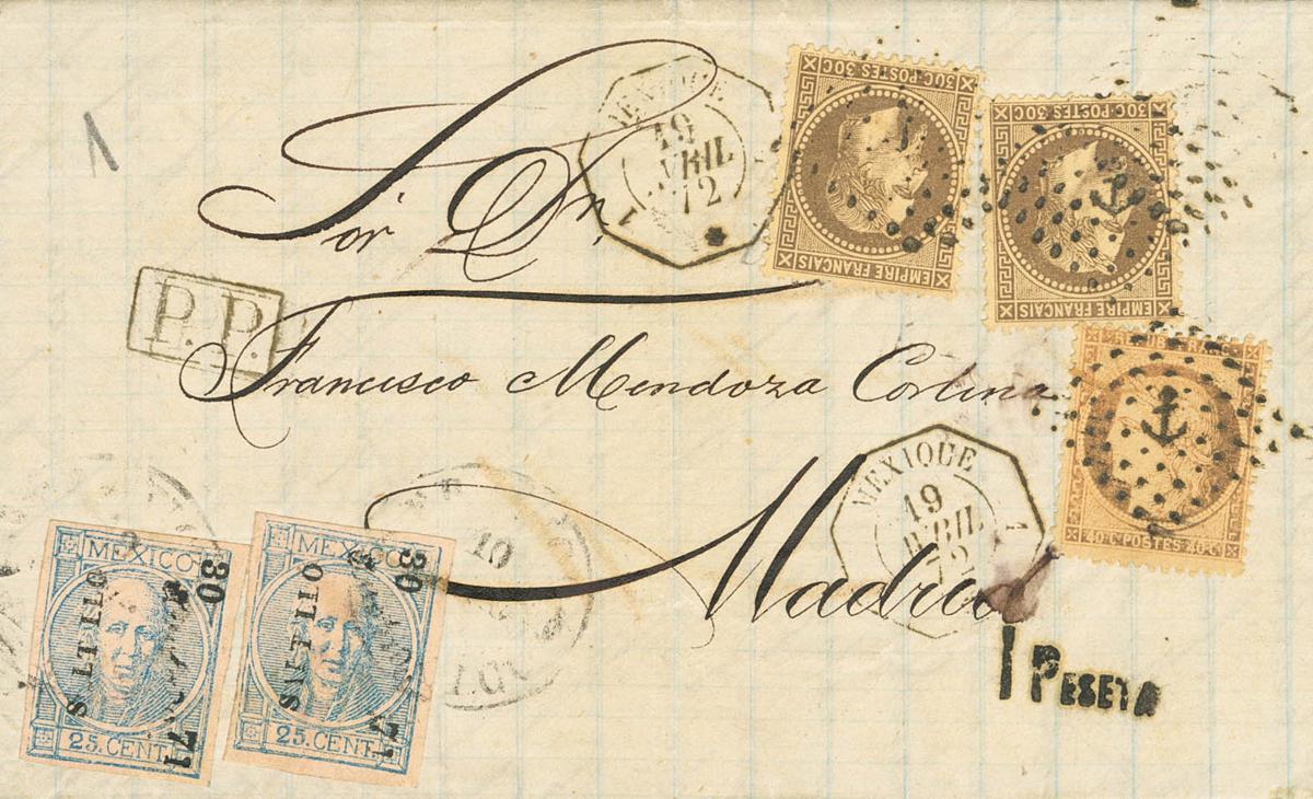 163 | Mexico. French Post Office