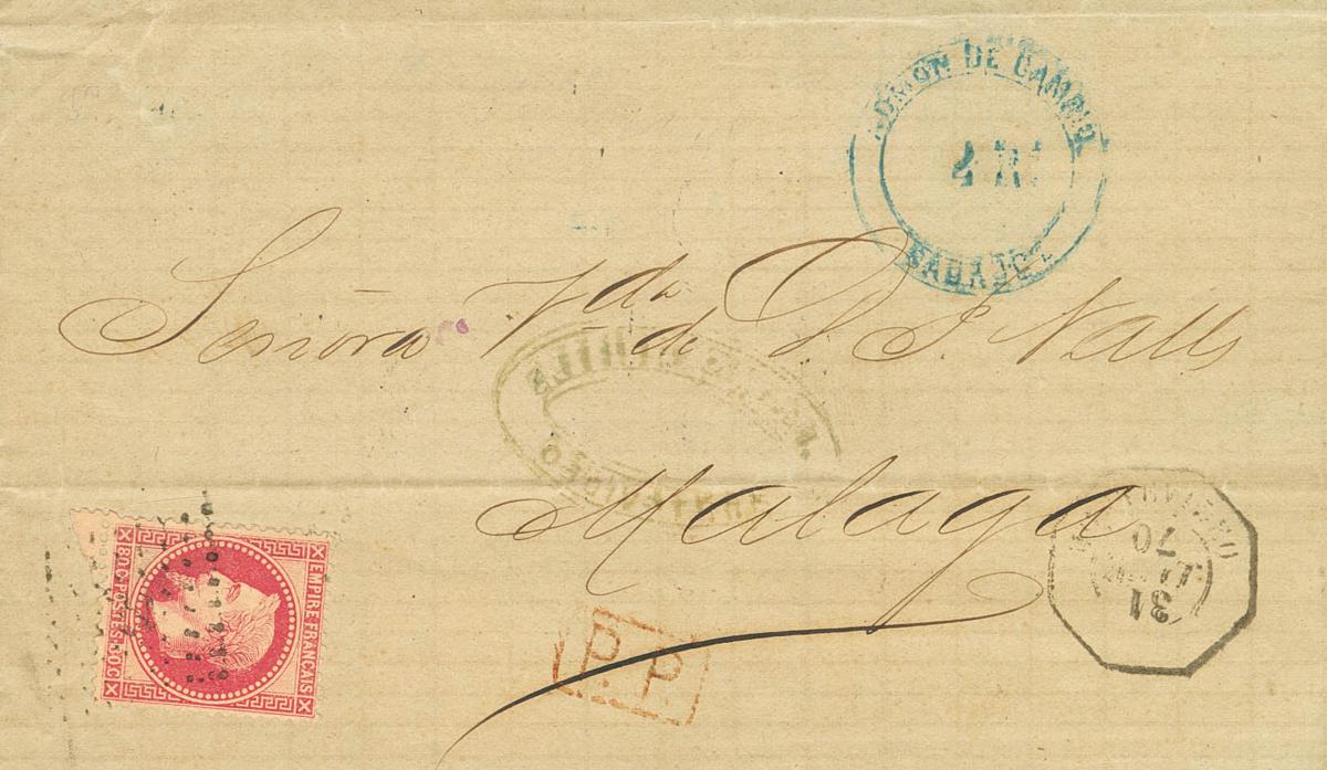 175 | Uruguay. French Post Office