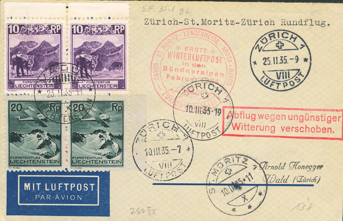 320 | Liechtenstein. Airmail