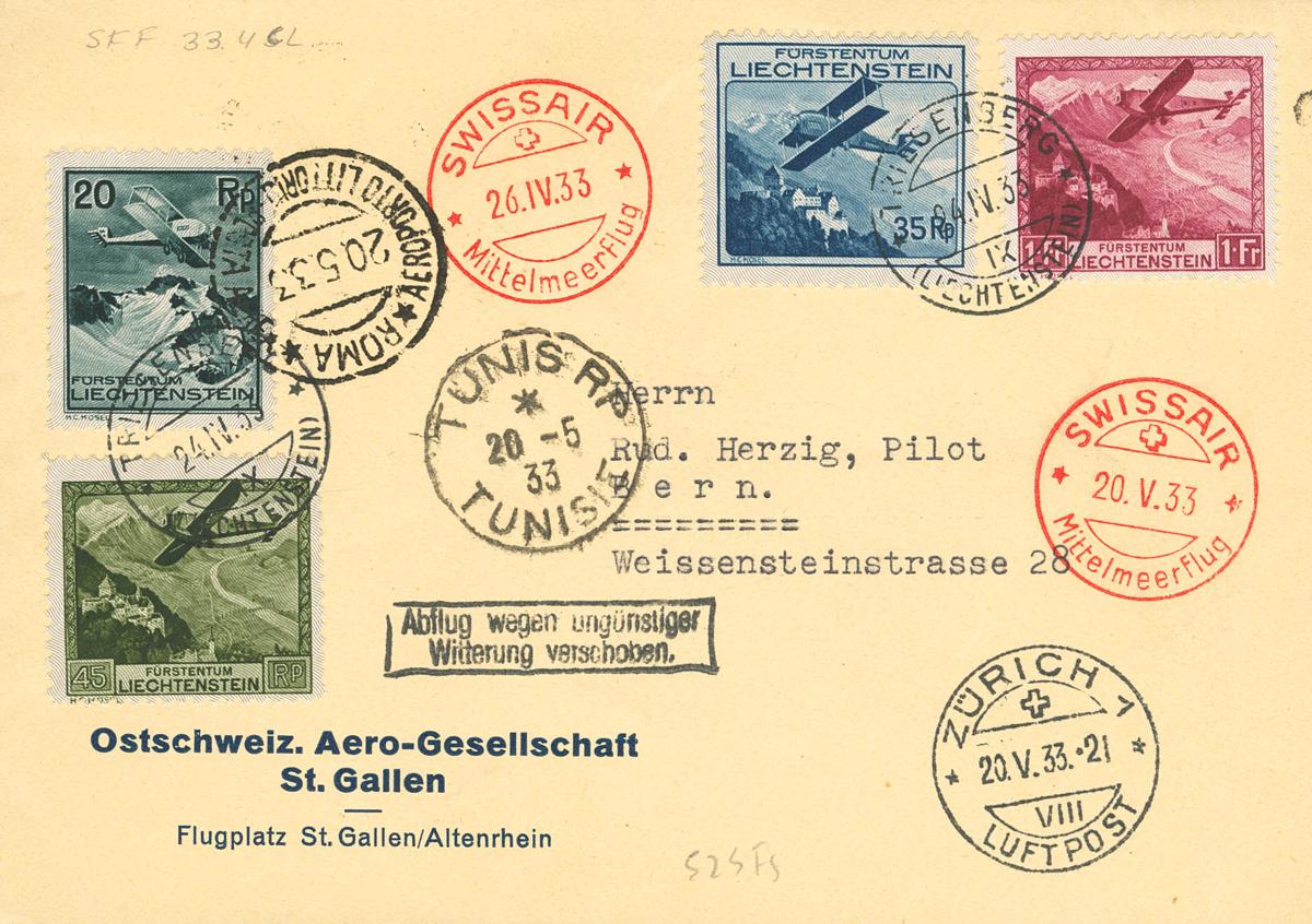 321 | Liechtenstein. Airmail
