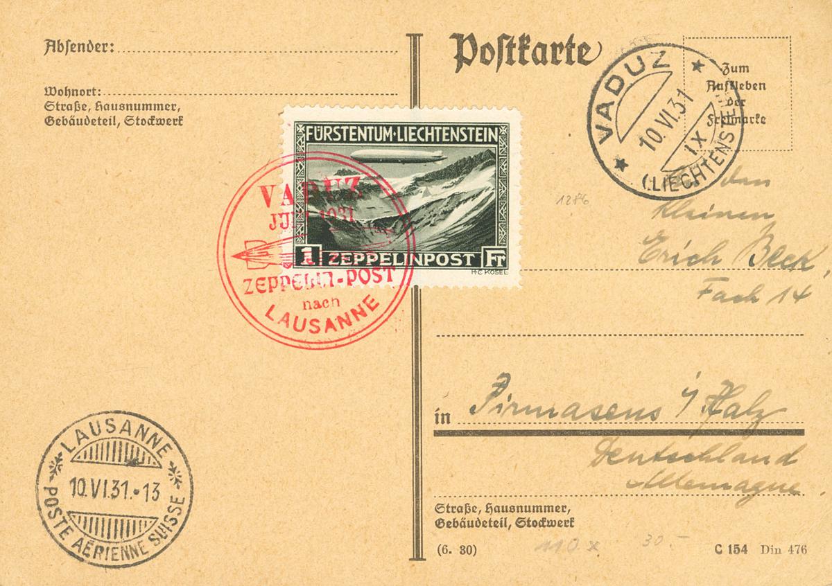 325 | Liechtenstein. Airmail