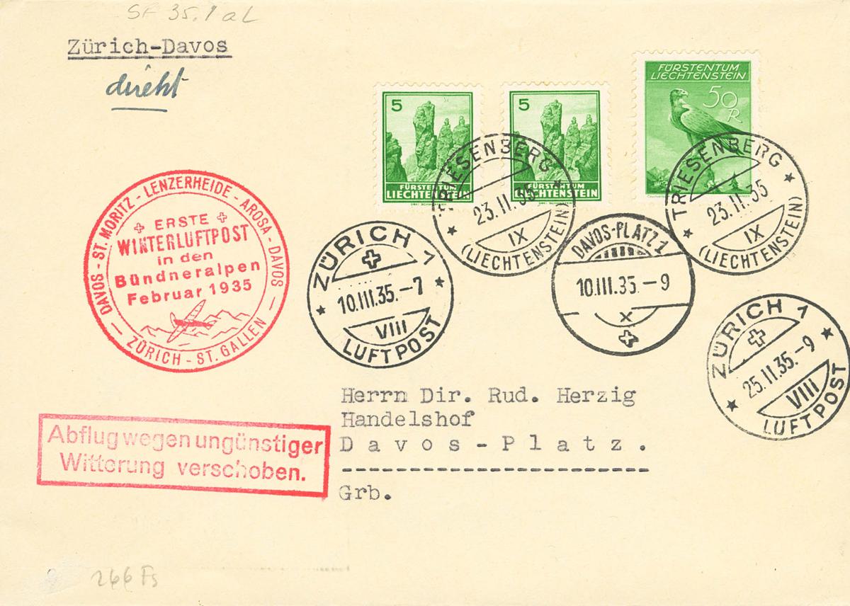 327 | Liechtenstein. Airmail