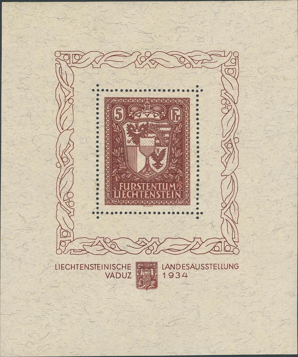 330 | Liechtenstein. Souvenir Sheet