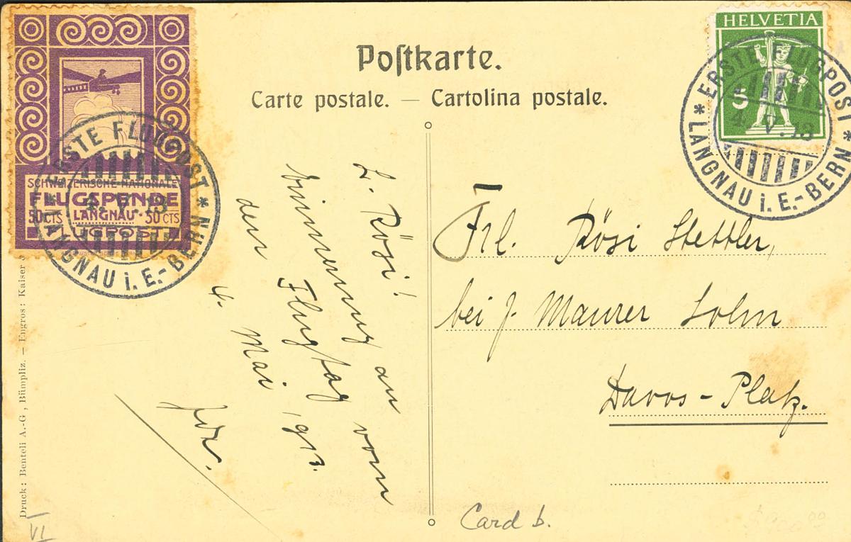 498 | Suiza. Aéreo