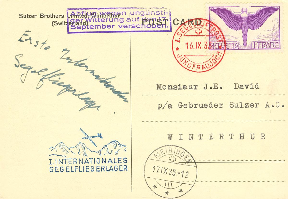 547 | Suiza. Aéreo