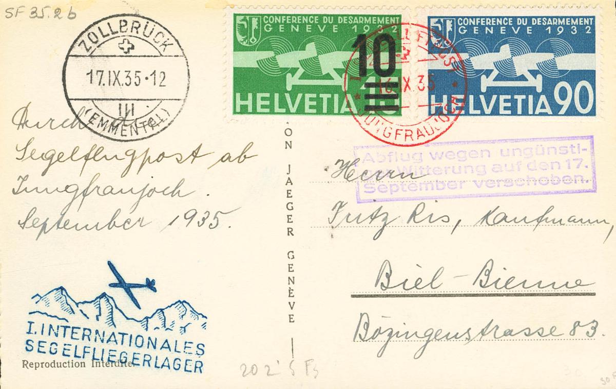 556 | Suiza. Aéreo