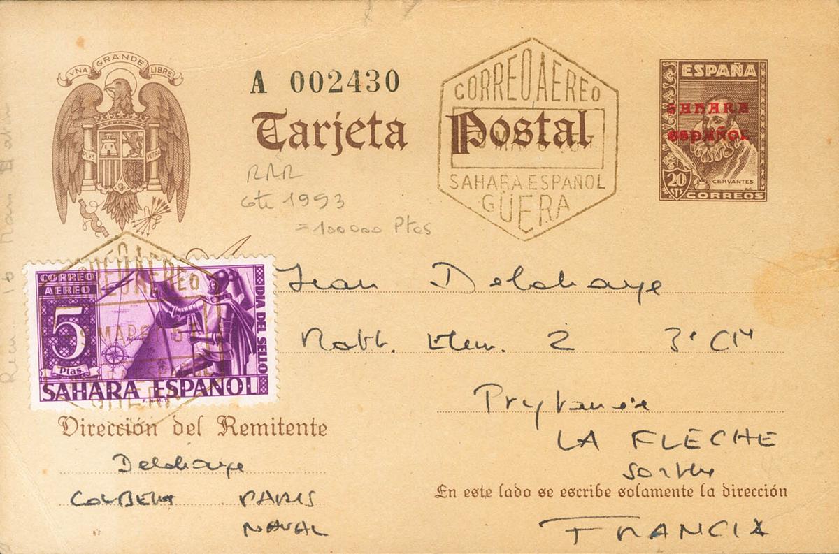 1262 | Sahara. Postal Stationery
