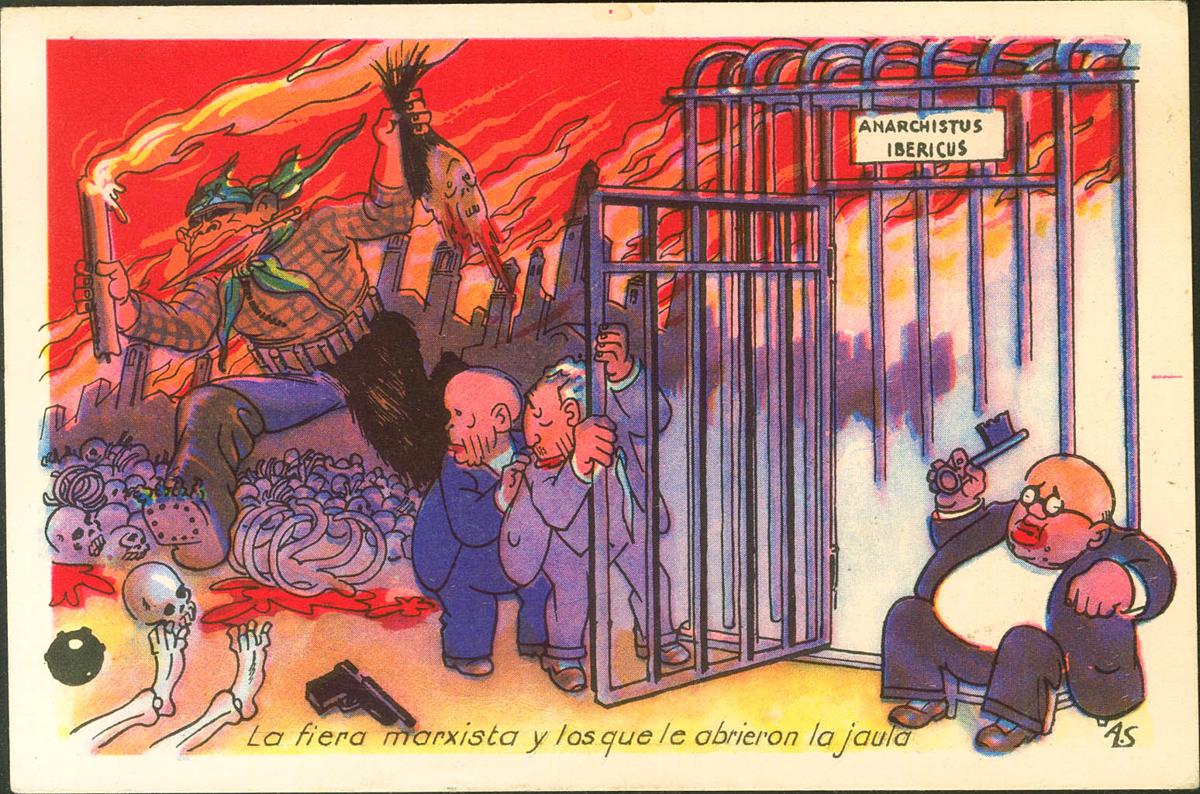 729 | Civil War. Nationalist Postcard