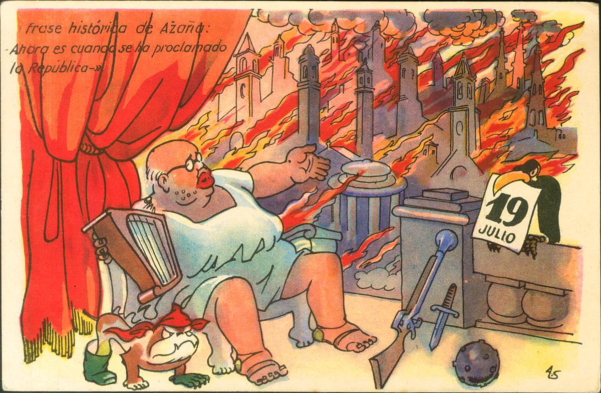 731 | Civil War. Nationalist Postcard
