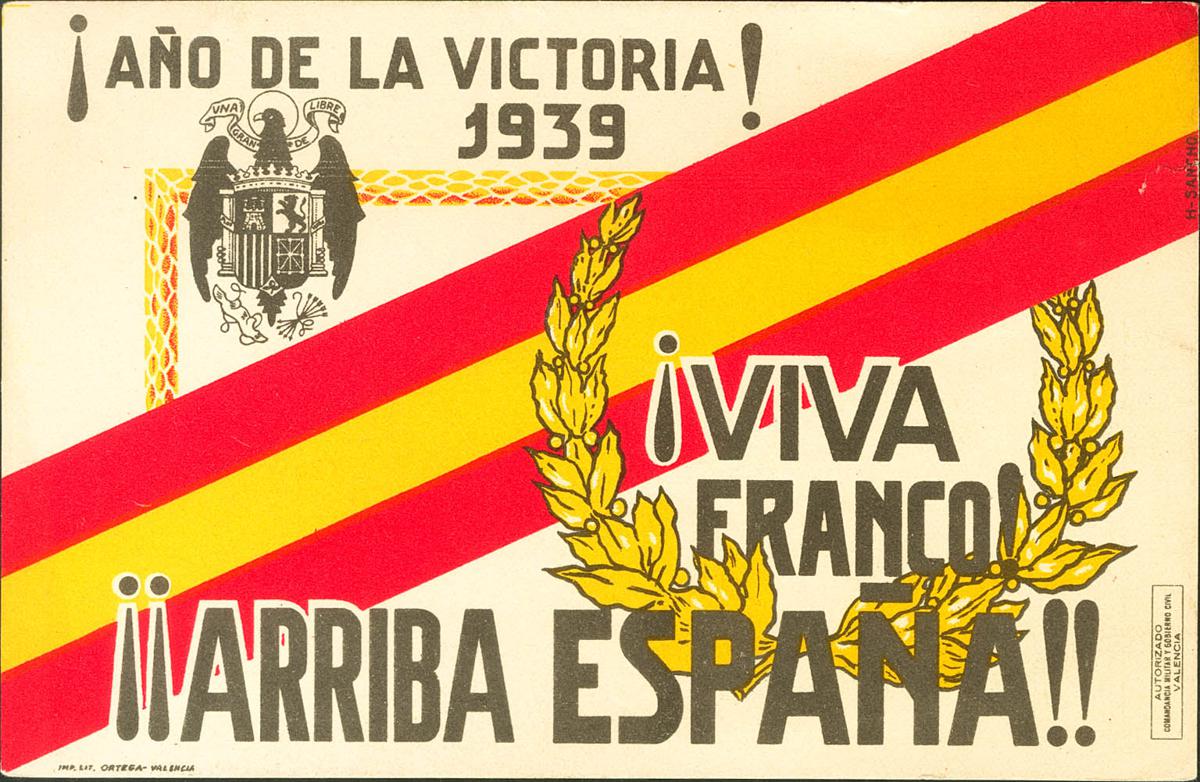 733 | Civil War. Nationalist Postcard