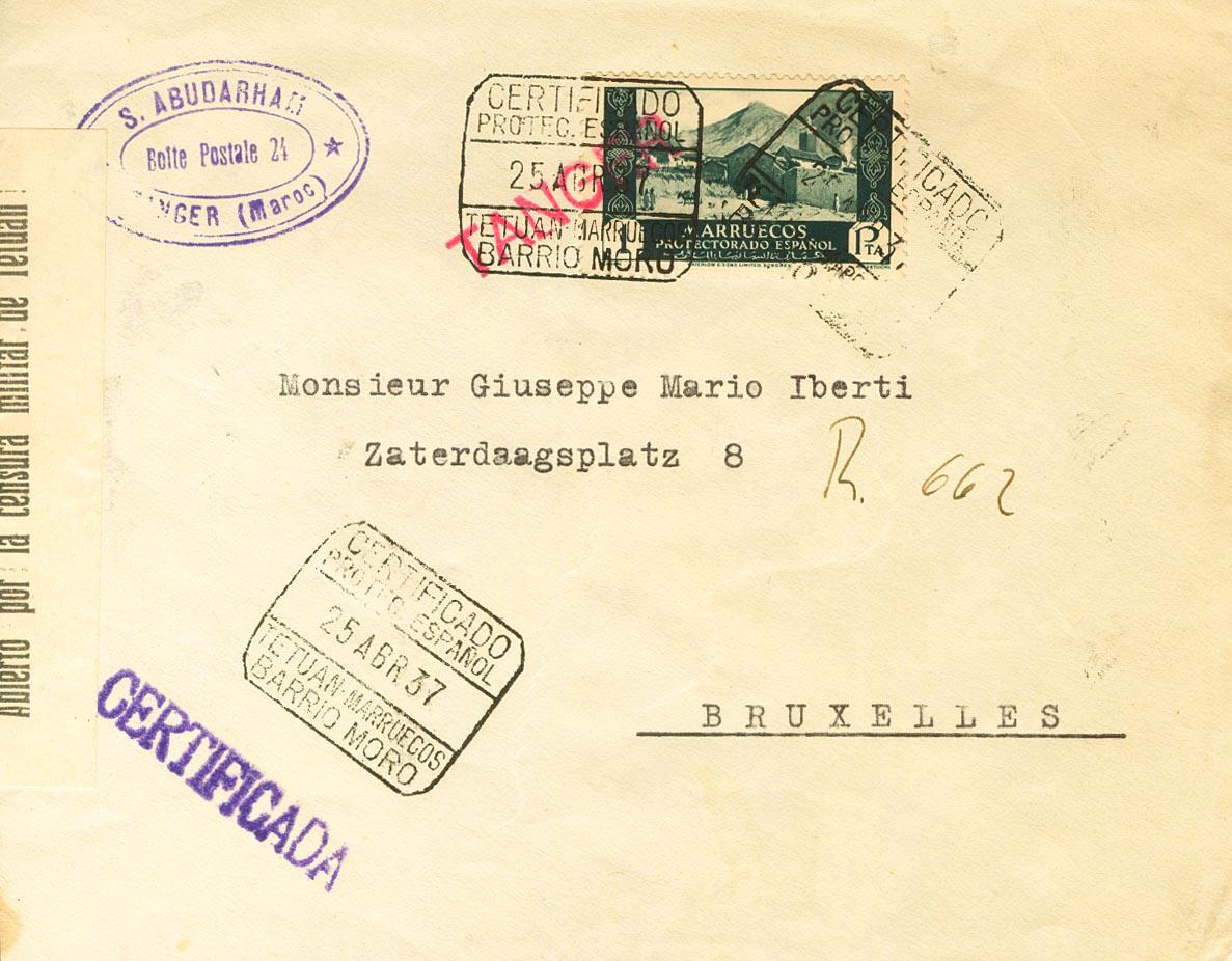 1127 | Tangier. Nationalist Mail