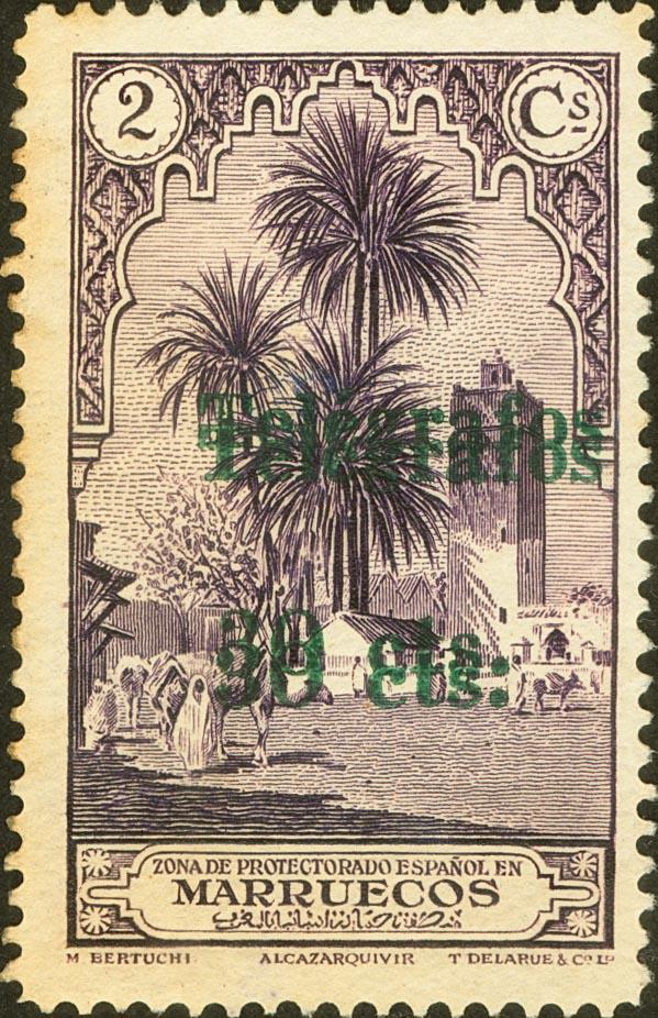 929 | Spanish Marocco. Telegraph