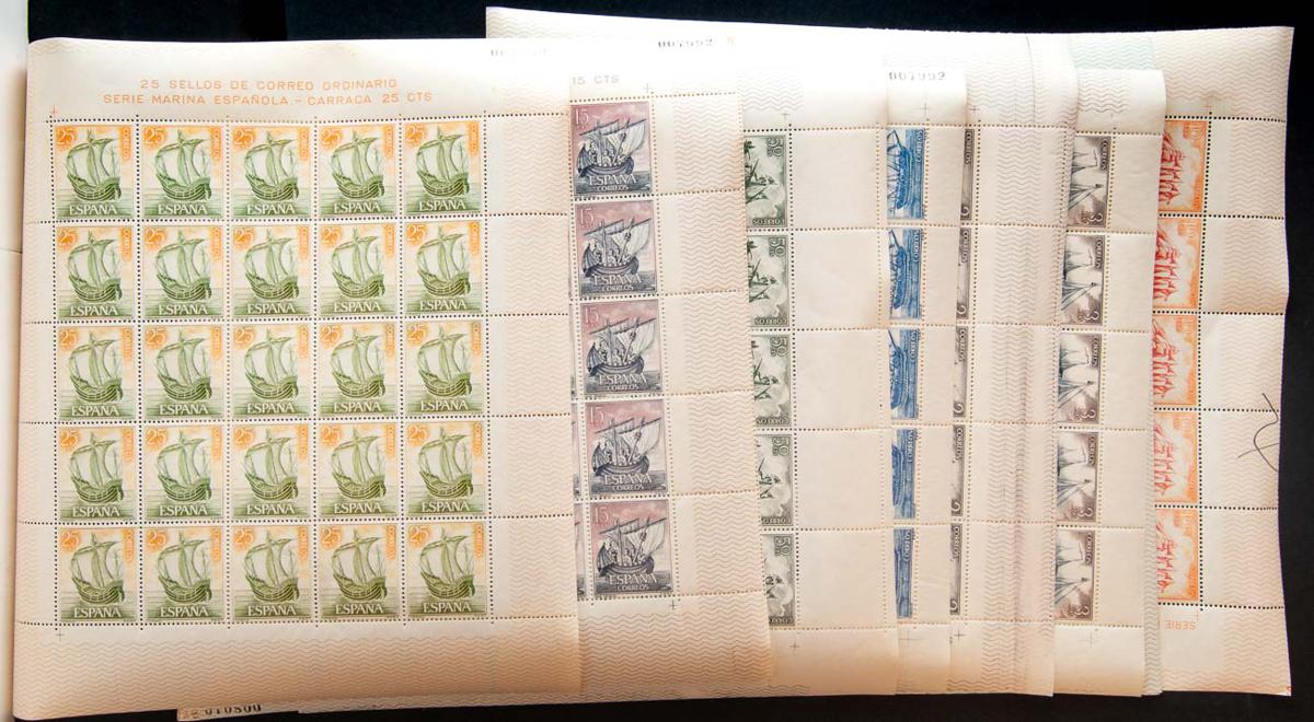 161 | Spanish Collection. Sets and stamps stock