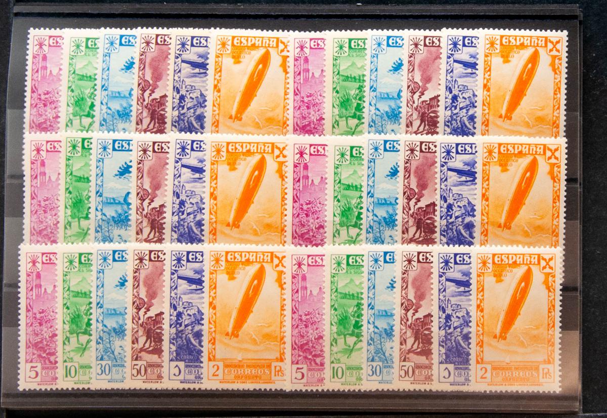 187 | Spanish Collection. Sets and stamps stock