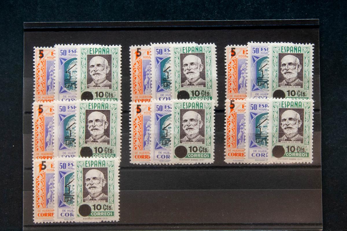 190 | Spanish Collection. Sets and stamps stock