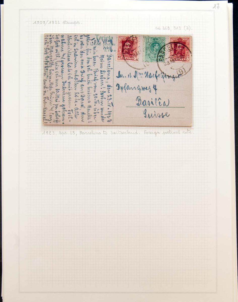 43 | Lotes y Colecciones.España. Historia Postal