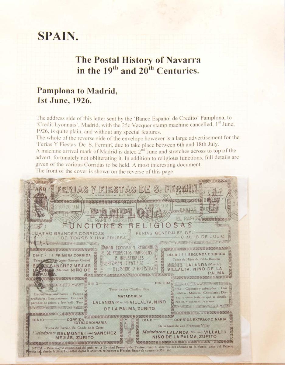 44 | Lotes y Colecciones.España. Historia Postal