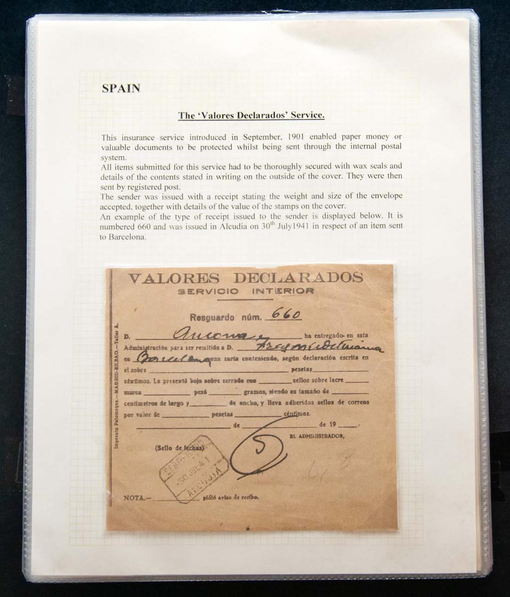 64 | Spanish Collection. Postal History