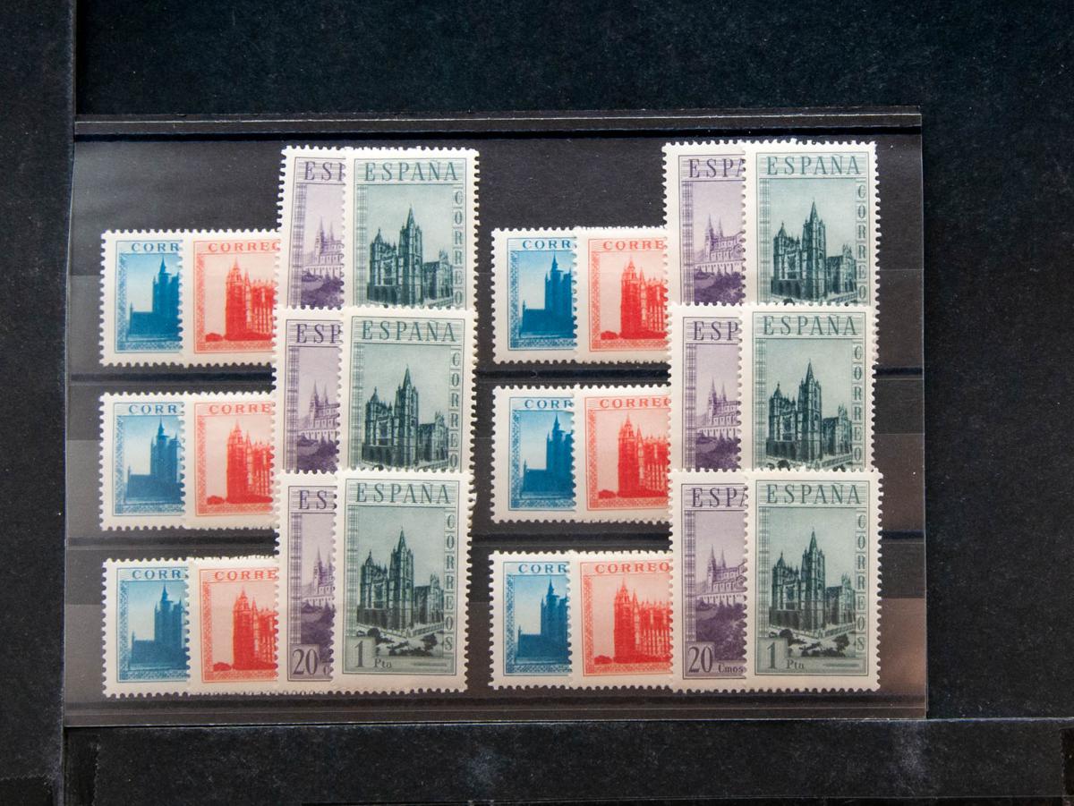 91 | Spanish Collection. Sets and stamps stock
