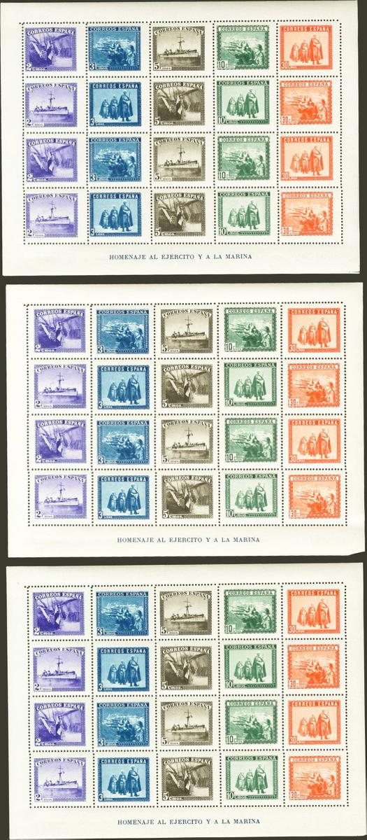 97 | Spanish Collection. Sets and stamps stock