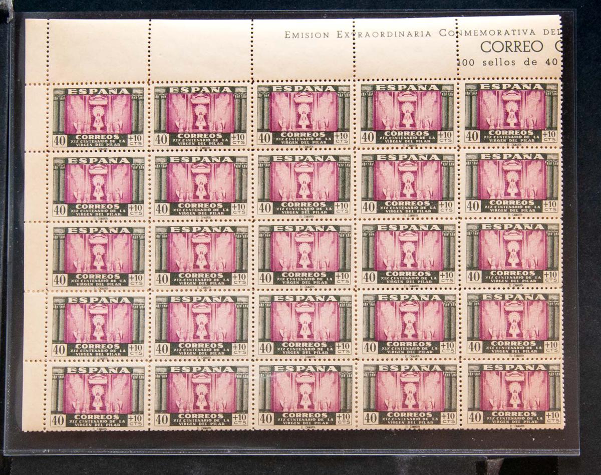 98 | Spanish Collection. Sets and stamps stock