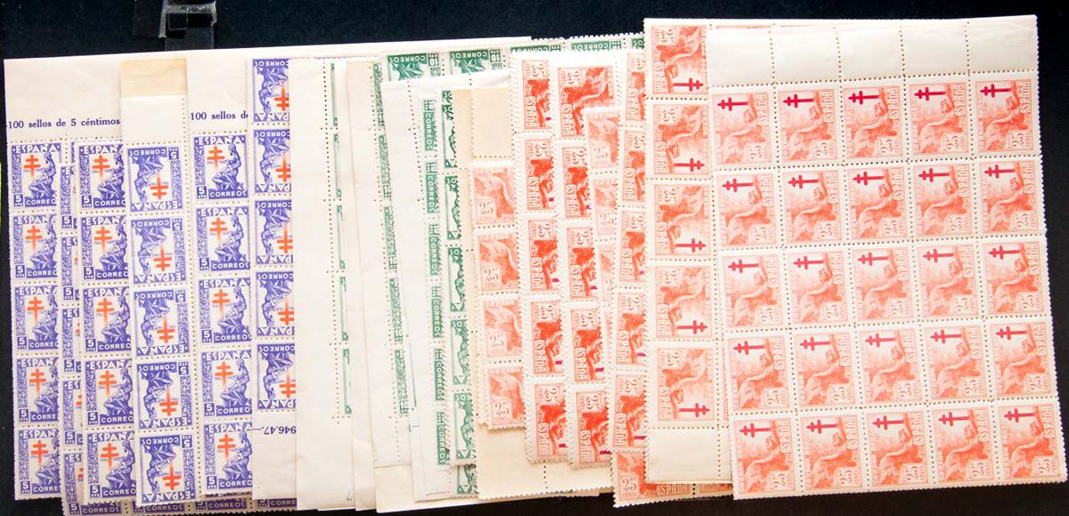 99 | Spanish Collection. Sets and stamps stock