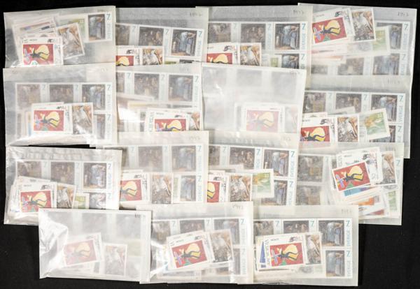 1004 | Theme Europa. Sets and stamps stock