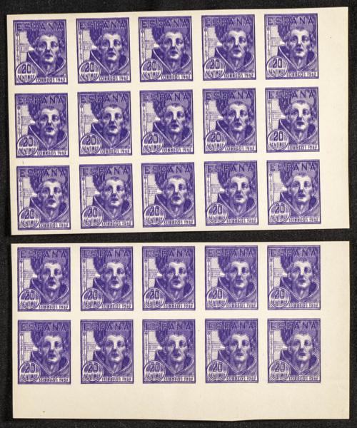 100 | Spanish Collection. Sets and stamps stock