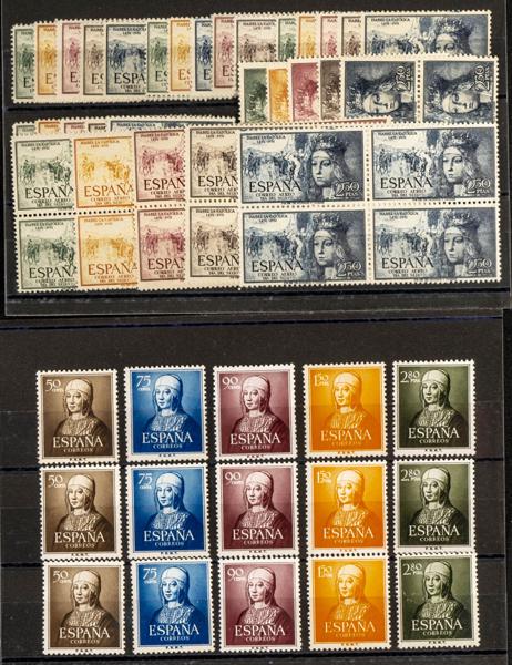 116 | Spanish Collection. Sets and stamps stock