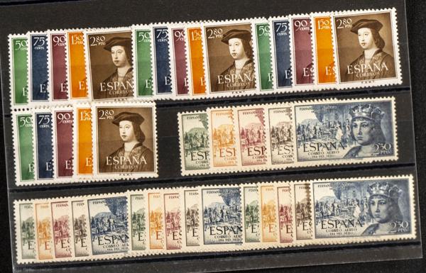 119 | Spanish Collection. Sets and stamps stock