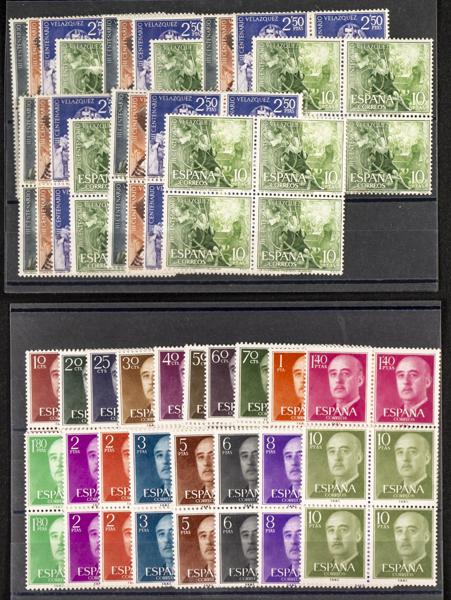 127 | Spanish Collection. Sets and stamps stock