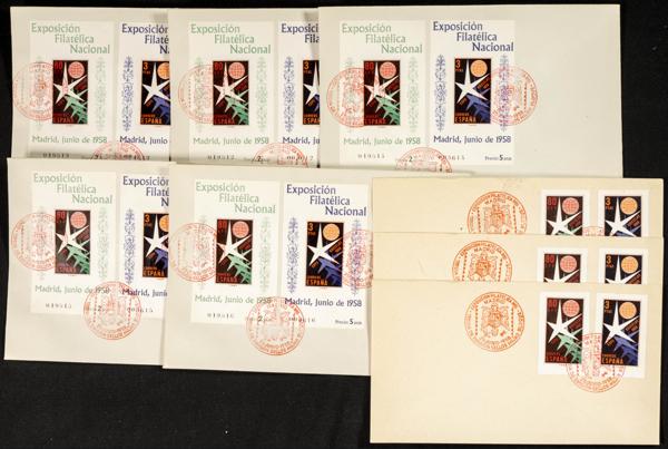 135 | Spanish Collection. Sets and stamps stock