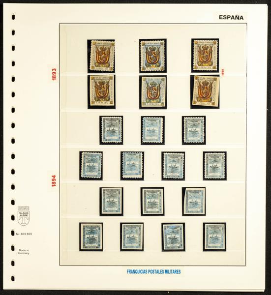 428 | Spanish Collection Various. Military Franchise