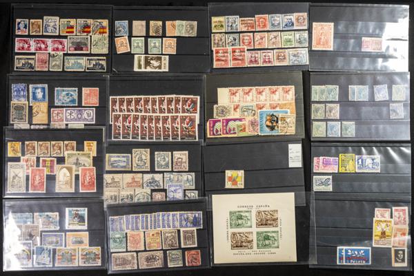 442 | Spanish Collection Various. Local Stamps